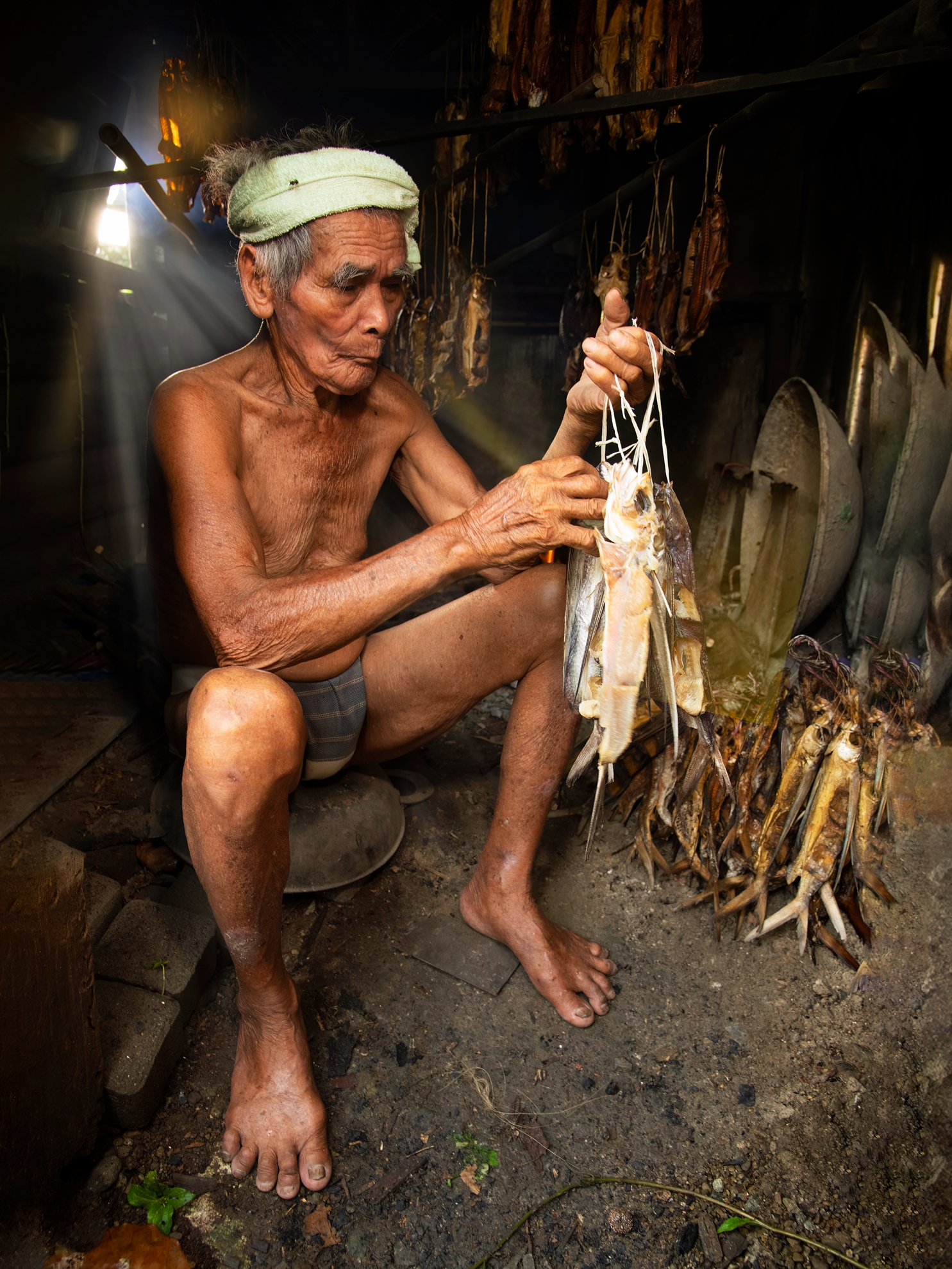 3月- 入選-吳(糸秀)華 -燻魚老人